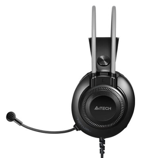 A4TECH Headset 3.5mm 50mm ακουστικά μαύρα