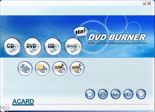 Acard Ha! Dvd Cd Burner Software