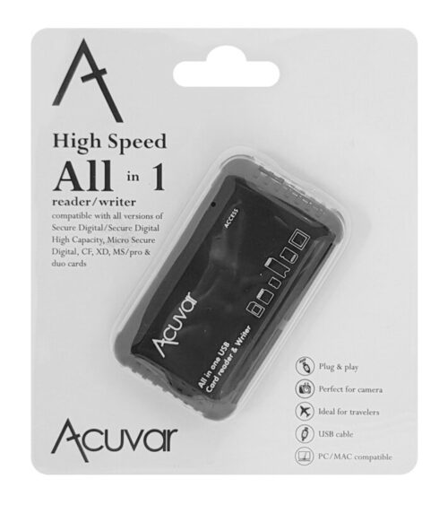 Acuvar card reader SD/SDHC Micro SD CF XD MS/Pro Duo Card