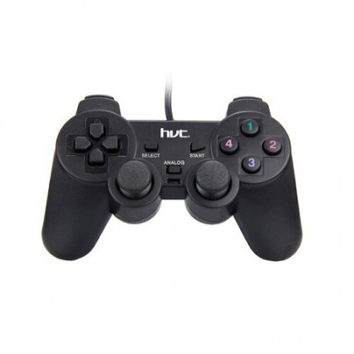 Analog USB Gamepad single with vibration hvt black