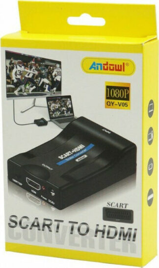Andowl Μετατροπέας Scart female σε HDMI female