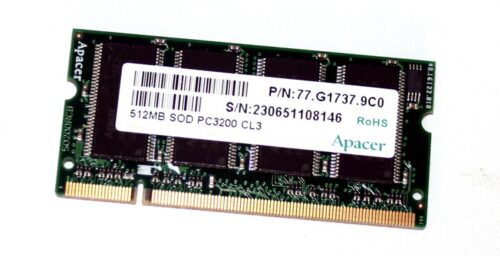 Apacer DDR-SODIMM 512MB 266MHz PC2100