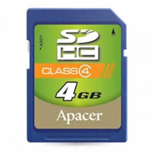Apacer Secure Digital Card 4Gb Retail Hc Cl