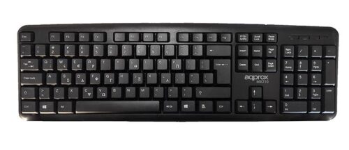 Approx Πληκτρολόγιο USB 2.0 Wired Standard Black Waterproof