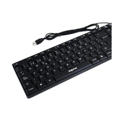 Approx USB Keyboard APPKBVLGR Usb black