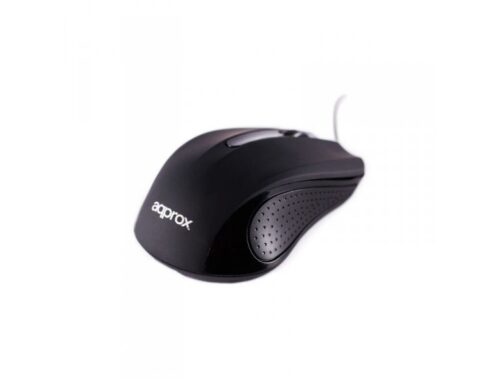 Approx USB Optical Mouse Ergonomic Black 1000DPI