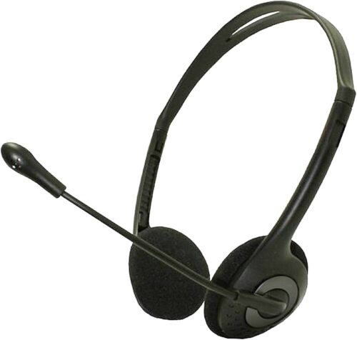 Aqprox Multimedia Stereo Headset For Pc With Volume Control Mic