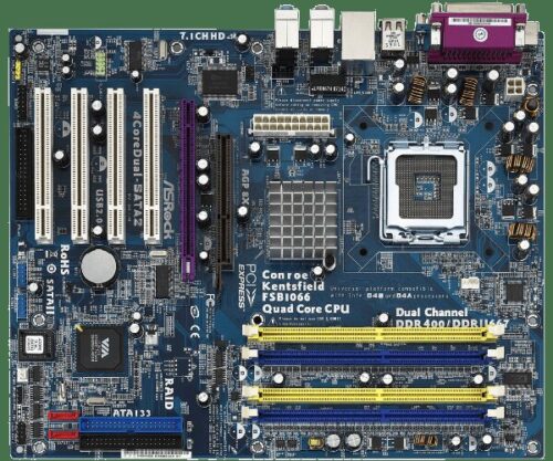ASRock ATX S775/PT880 PCX16X AGP8X 2DDRII+2DDR 4PCI