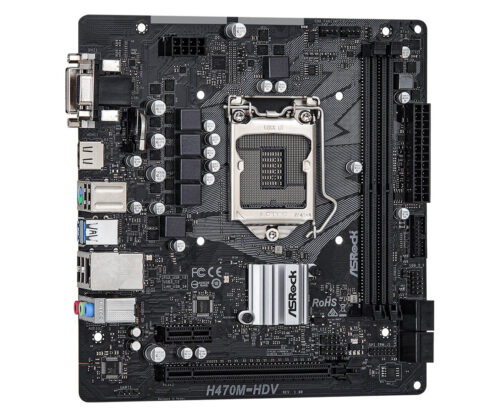 Asrock H470M-HDV Motherboard Micro ATX με Intel 1200 Socket