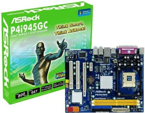 Asrock M-Atx I945Gc 2*Ddr2-667 Vga 1Pcie16X 2Pci Glan