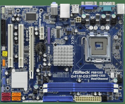 ASRock M-ATX S775/G41 VGA 2*DDR3 2*PCI 1*PCIE16X SATA2