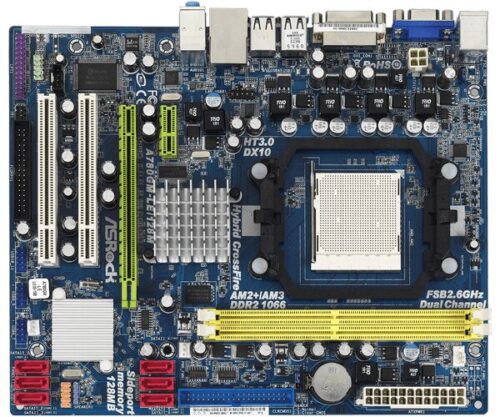 ASRock M-Atx Sam2 Amd 2Ddr2/1066 1Pcie16X Vga 128Mb