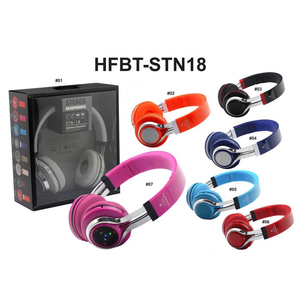 Ασύρματα Ακουστικά Stereo Bluetooth FM Radio Neon Sports
