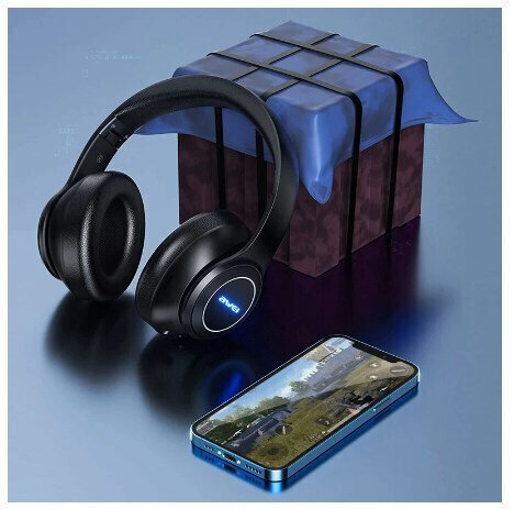 Awei Ασύρματα Bluetooth Over Ear Ακουστικά με 7 ώρες Λειτουργίας, μαύρα