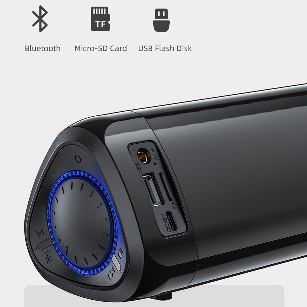 Awei Ηχείο Bluetooth 10W, με Ραδιόφωνο & διάρκεια μπαταρίας έως 3.5 ώρες Black