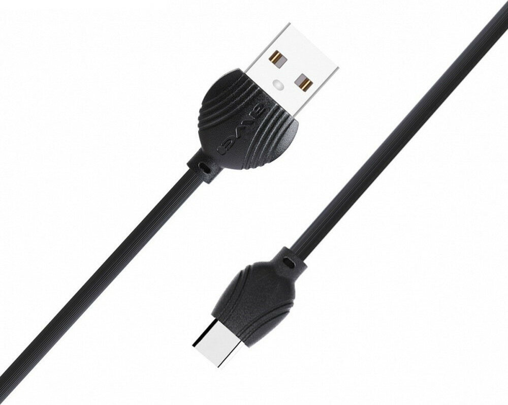 Awei Kαλώδιο Type-C σε USB-A 2.5A 1m μαύρο