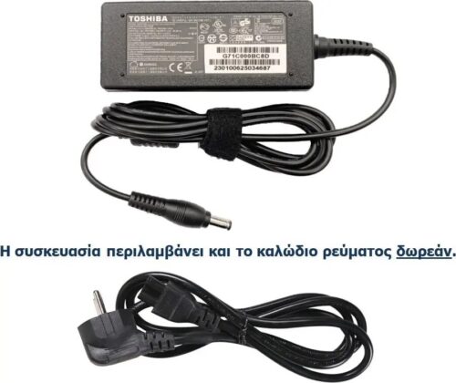 Αυθεντικός Μετασχηματιστής Laptop Toshiba 19V 3.16A