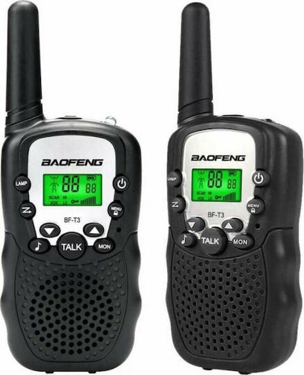 Baofeng BF-T3 Walkie Talkie με Μονόχρωμη Οθόνη Σετ 2τμχ
