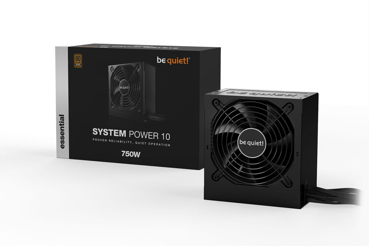 Be Quiet System Power 10 Τροφοδοτικό Υπολογιστή 750W Full Wired 80 Plus Bronze, 12cm fan, 5YW.