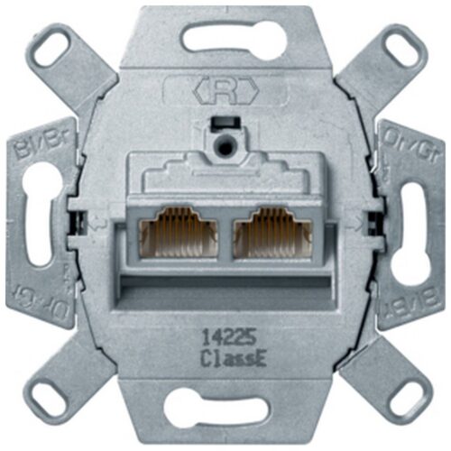 Berker Πρίζα RJ45 Διπλή STP Cat 250mhz