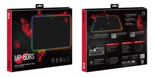 BLOODY Gaming Mousepad με RGB LED backlit 35.8x25.6cm