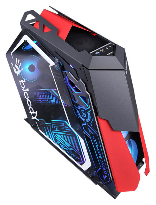 Bloody PC gaming case mid tower 625x525x225mm 5x RGB fans