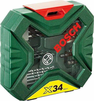 Bosch Σετ X-Line Classic Τρυπάνια & Μύτες & Καρυδάκια 34τμχ.