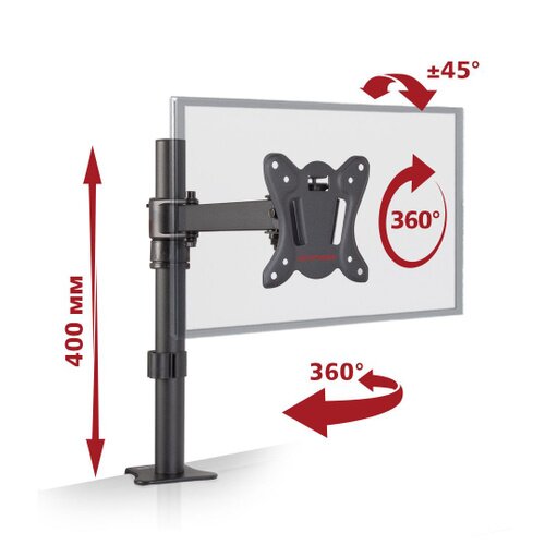 Brateck Universal Βαση Για Lcd Monitors 13'' ~ 27'' Flat Panel Tvs