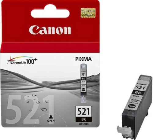Canon CLI-521 Ink Black (Μαύρο) – Κωδικός 2933B001