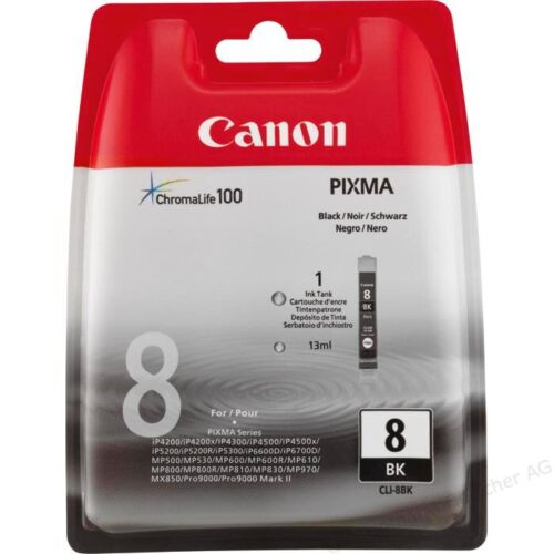 Canon Pgi-8Bk Ip4200 Ink Cartridge Black