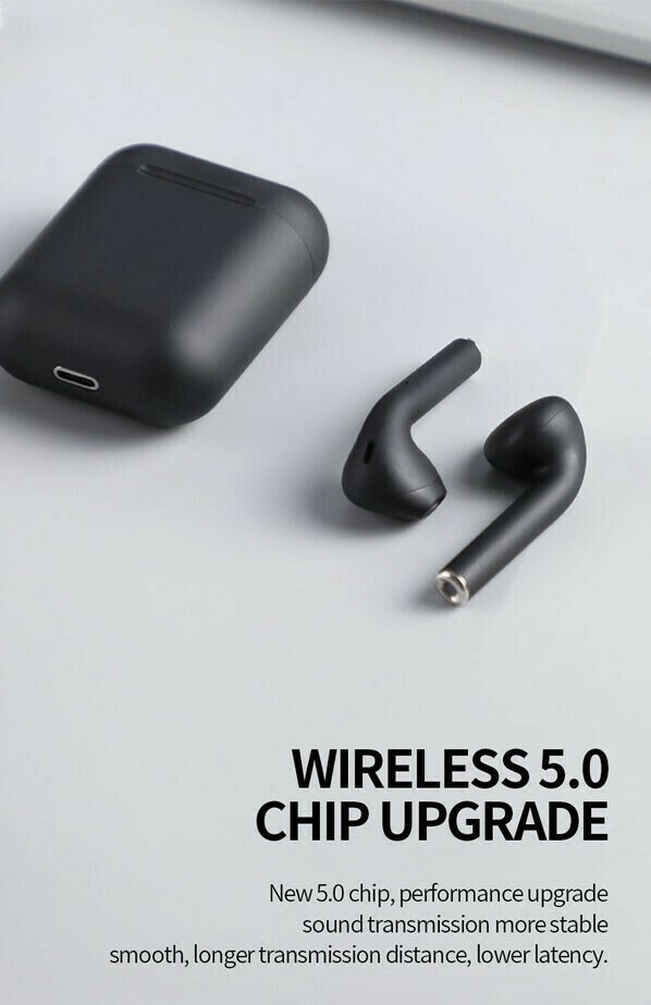Celebrat Bluetooth earphones W10 με θήκη φόρτισης True Wireless 30/300mAh μαύρα