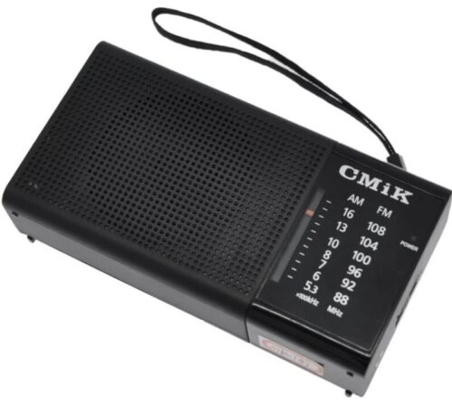 CMiK Φορητό Ραδιόφωνο AM/FM 2 Με Υποδοχή Ακουστικών