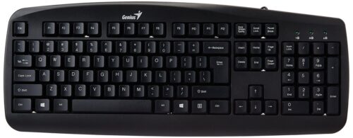 Combo Genius USB Keyboard & Mouse Set Black