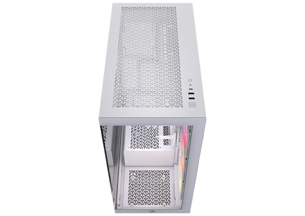Corsair 3500X RS-R ARGB Windowed Mid-Tower Case Tempered Glass - White