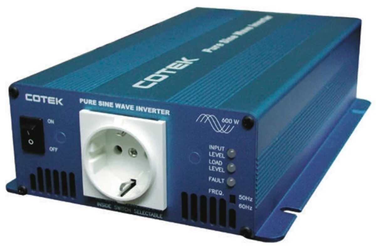 Cotek Inverter 12V ~ 220V, 300W Ημιτονικής Εξόδου, S300212