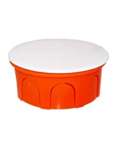 Courbi Courbox Κουτί Διακλάδωσης Στρογγυλό Ντ Φ72 Πορτοκαλί