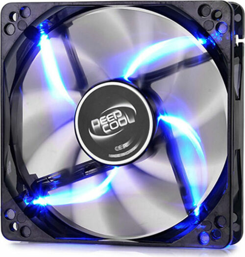 DeepCool Ημιδιαφανής Ανεμιστήρας 120mm με Μπλε LED