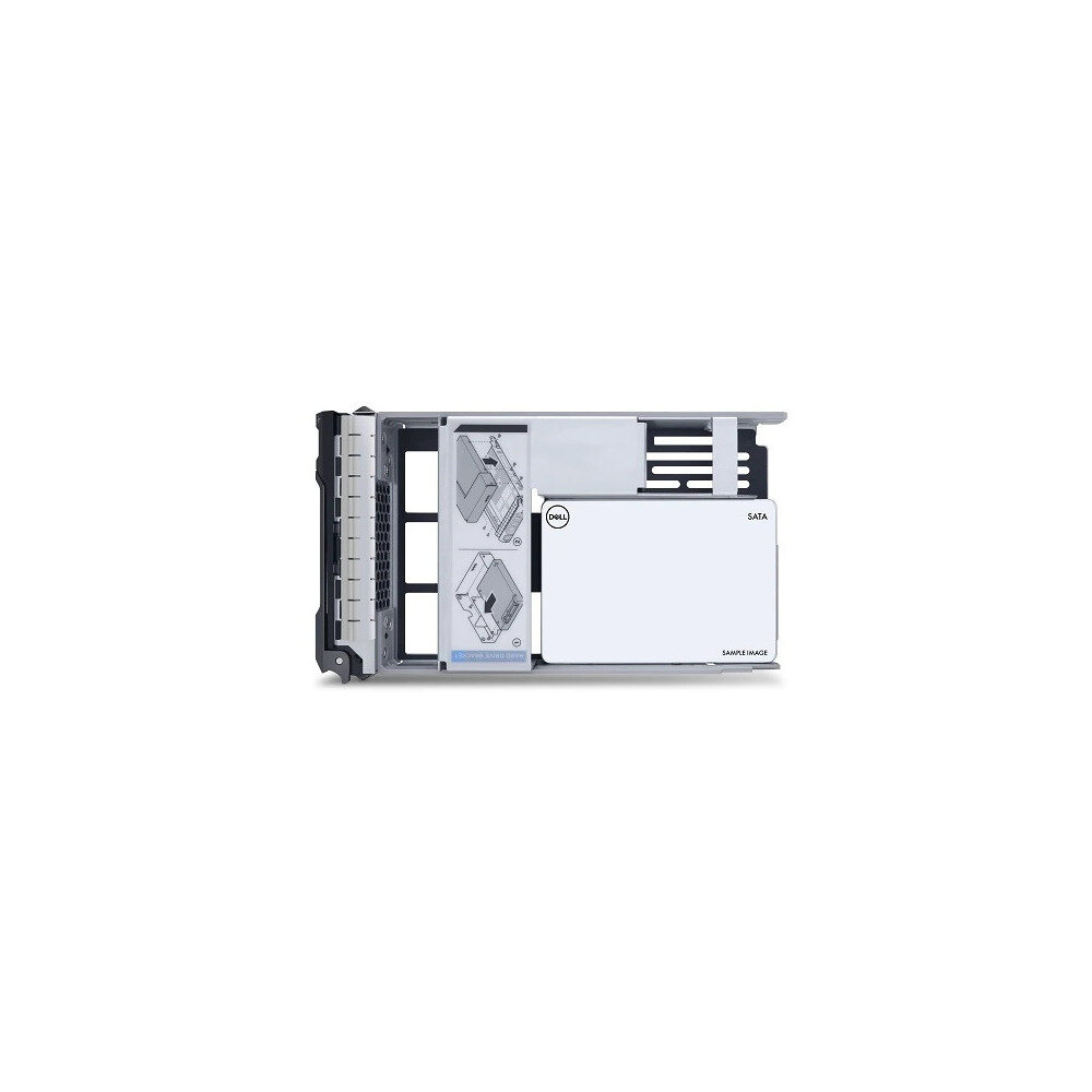 Dell HD 480GB SSD Sata Read Intensive 6Gbps 512e 2.5in with 3.5" HYB CARR 1 DWPD