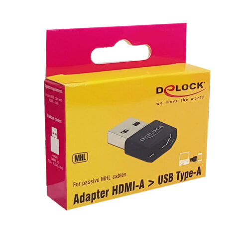 DeLock αντάπτορας USB σε HDMI-A θηλυκό μαύρος