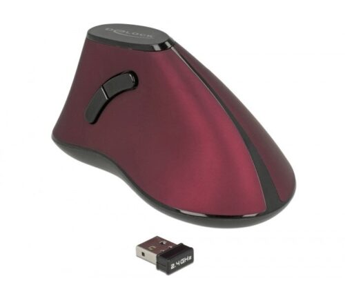 DELOCK εργονομικό vertical mouse Οπτικό ασύρματο 5 buttons