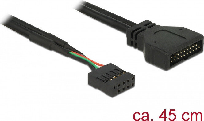 DeLock USB 2.0 Pin Header Θηλυκό - USB 3.0 Pin Header Αρσενικό