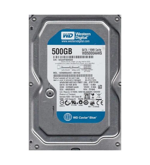 Δίσκος WD 500GB SATA II 16MB WD5000AAKS