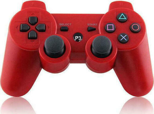 Doubleshock Ασύρματο Χειριστήριο για PS3, Κόκκινο