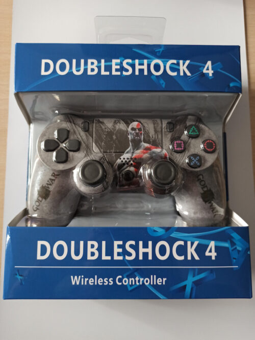 Doubleshock Ασύρματο Χειριστήριο για PS4 God Of War Γκρι