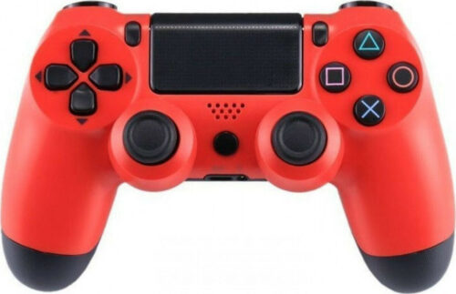 Doubleshock Ασύρματο Χειριστήριο για PS4, Κόκκινο / Μαύρο