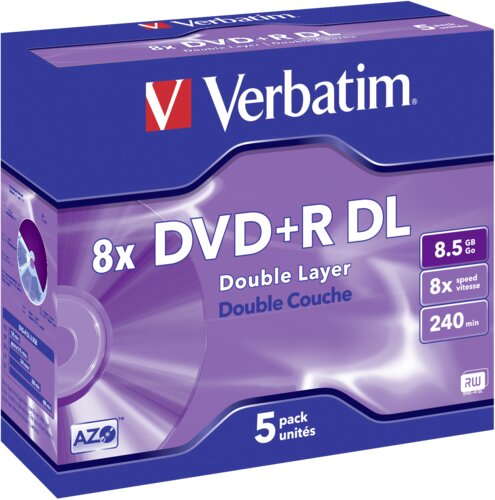 DVD+R Double Layer Verbatim J.C. 5άδα