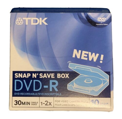 Dvd Rec Tdk 1.4gb 4x 8cm 10 Tem
