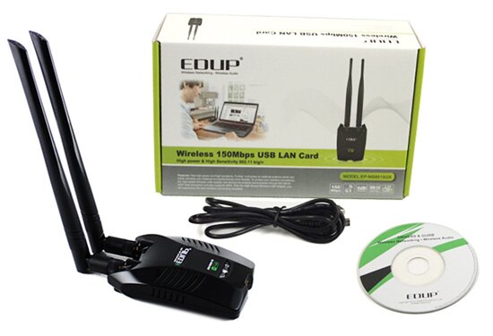 Edup Ασύρματος USB Αντάπτορας Δικτύου Ep-ms8515gs-pro 150Mbps