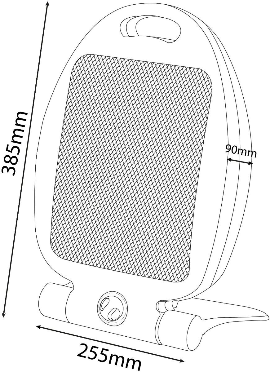 Entac Θερμάστρα Χαλαζία 400/800W N