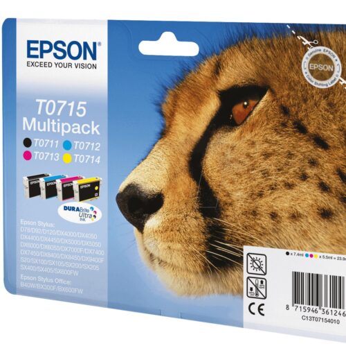 Epson T071540 Stylus D78 Multipack Ink Cartridges